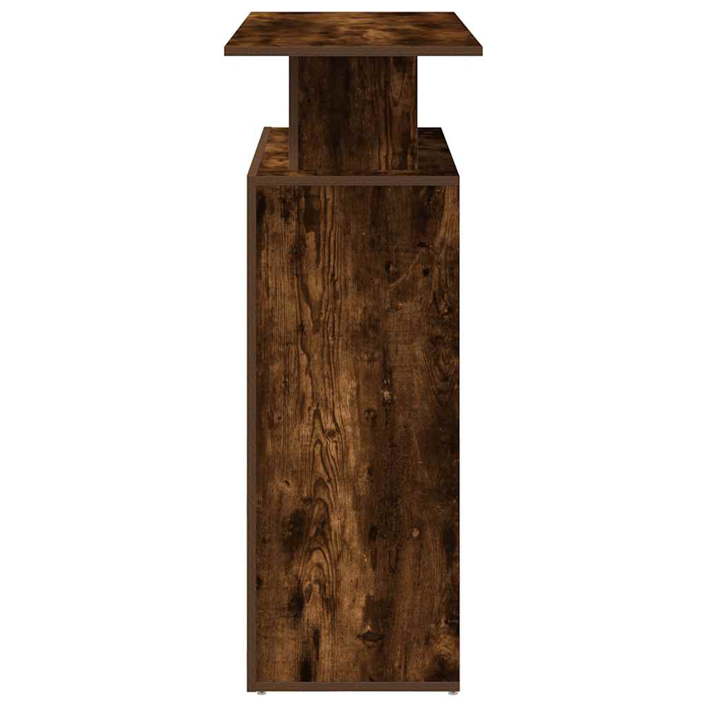 recepciós pult füstös tölgy 100x40x104 cm szerelt fa