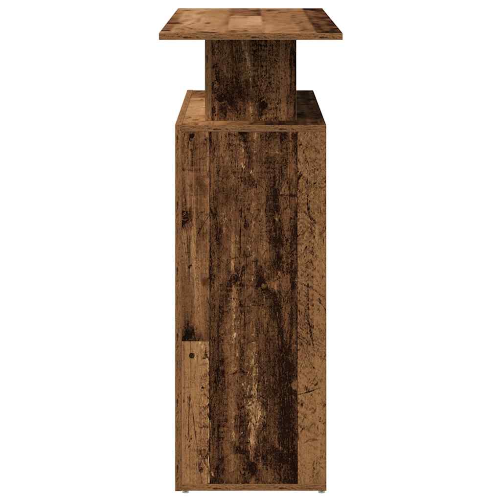 recepciós pult antik fa 100x40x104 cm szerelt fa