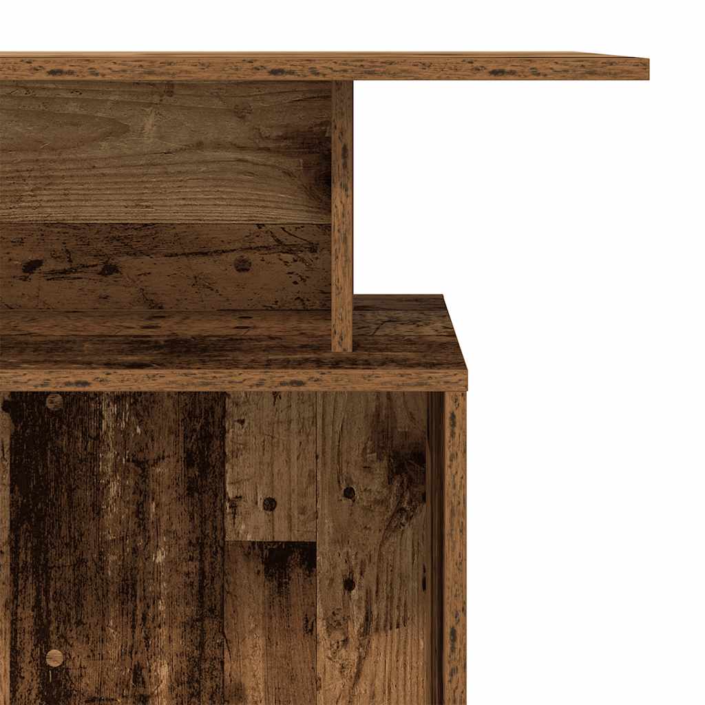 recepciós pult antik fa 100x40x104 cm szerelt fa