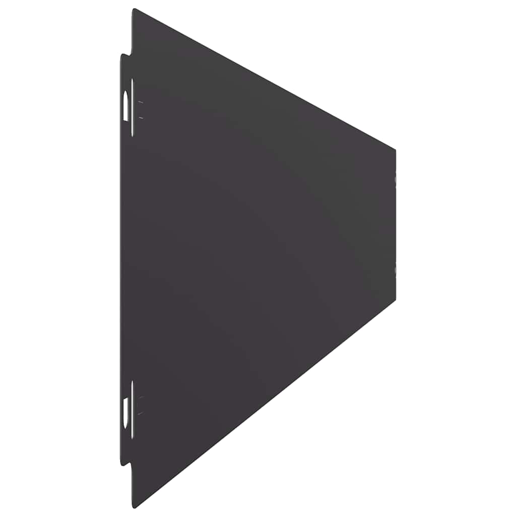 Fűszegélyezés 50 db 15 x 103 cm Acél Fekete
