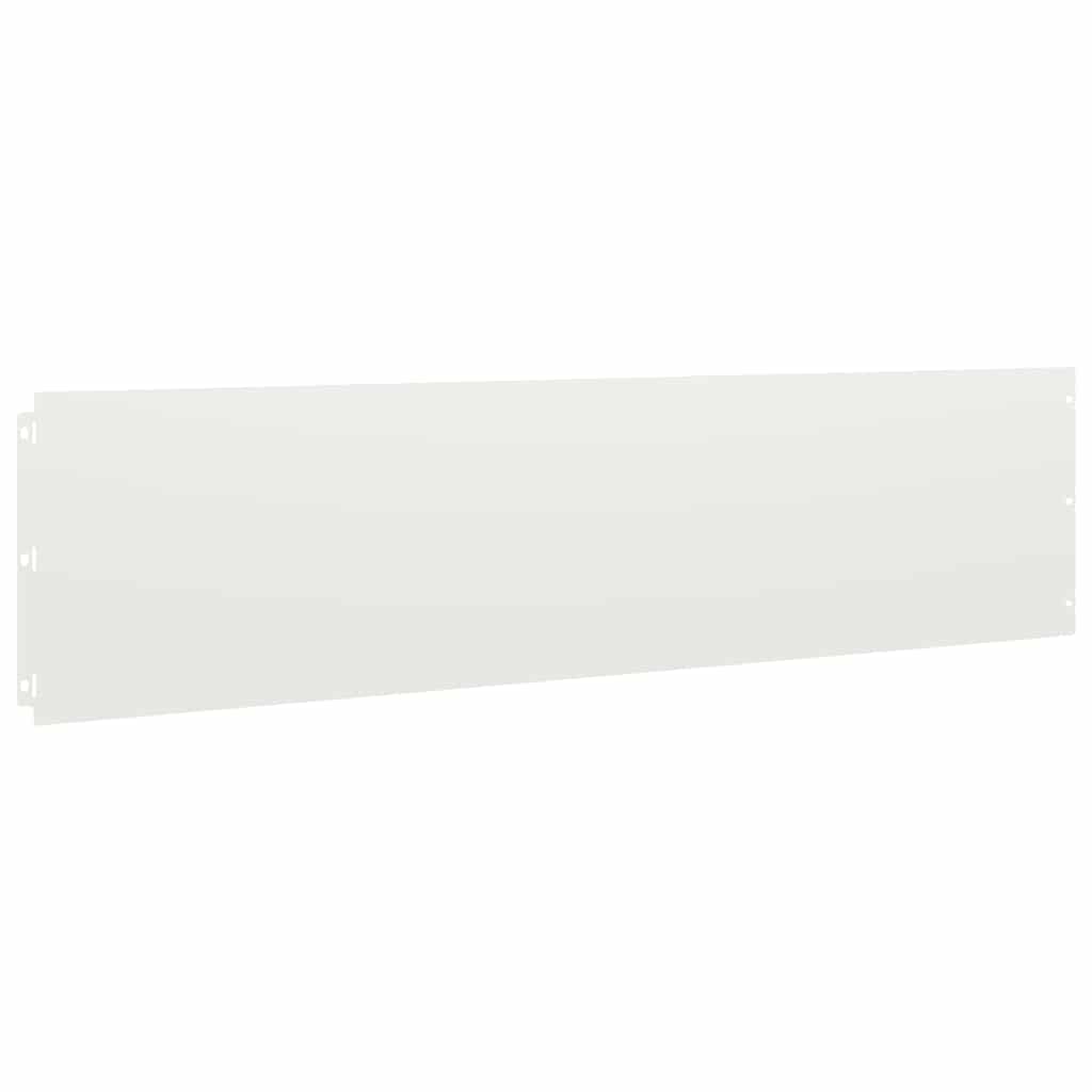 Fűszegélyezés 20 db 25 x 103 cm Hidegen hengerelt acél Fehér