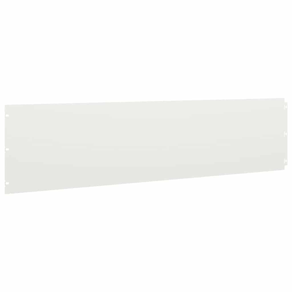 Fűszegélyezés 20 db 25 x 103 cm Hidegen hengerelt acél Fehér