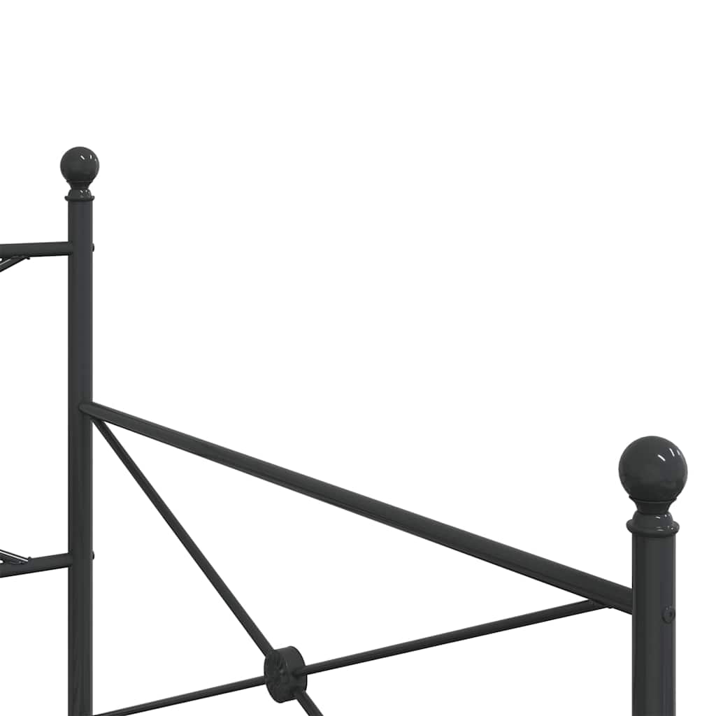 kanapéágy matrac nélkül fekete 100x190 cm acél