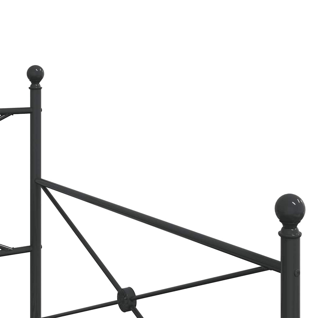 kanapéágy matrac nélkül fekete 107x203 cm acél