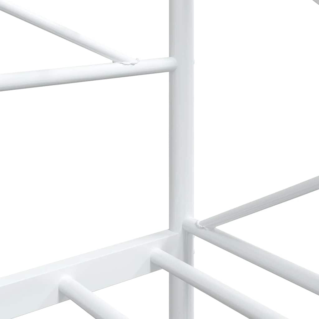 kanapéágy matrac nélkül fehér 90x200 cm acél