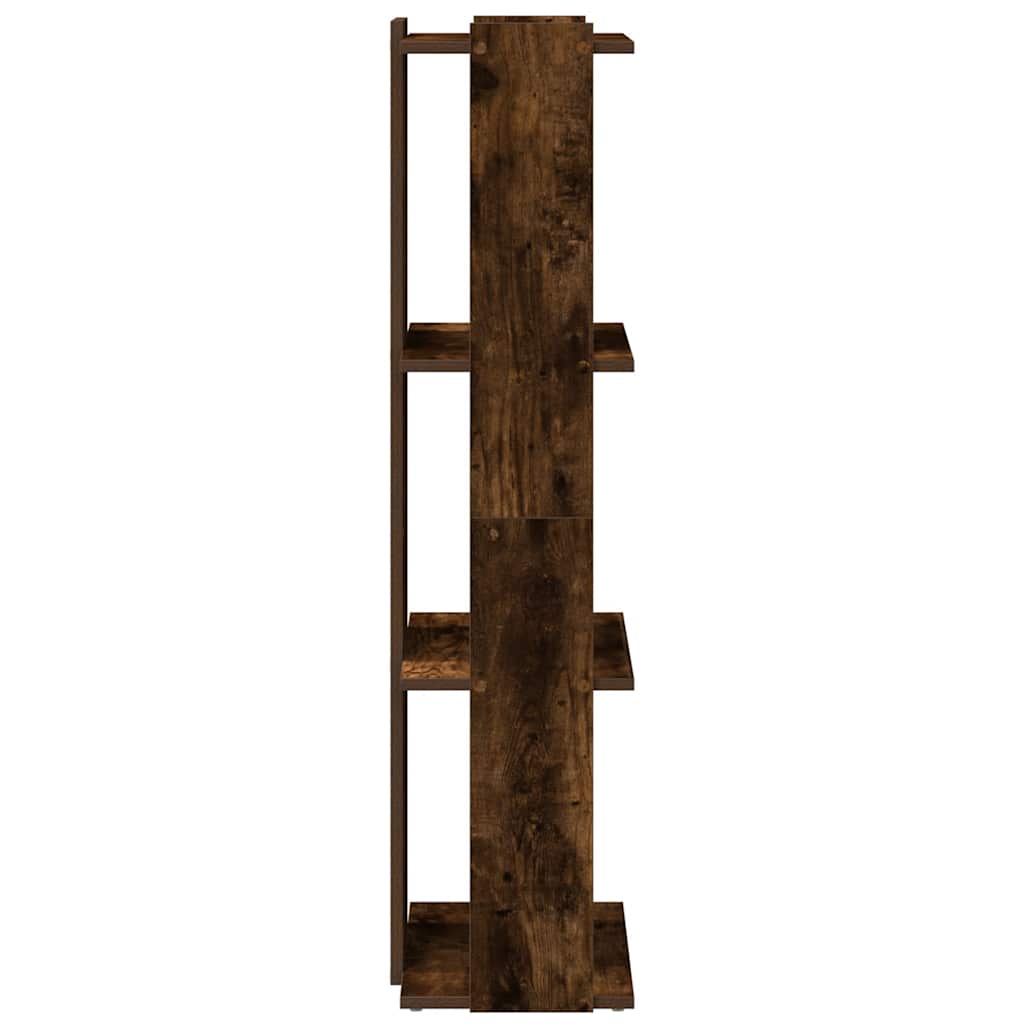 Könyvespolc 3 szintes füstölt tölgy 60x30x120 cm Műfűrészáru