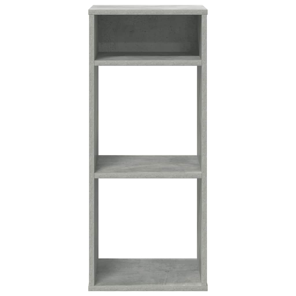 könyvszekrény betonszürke 34x31x80 cm szerelt fa