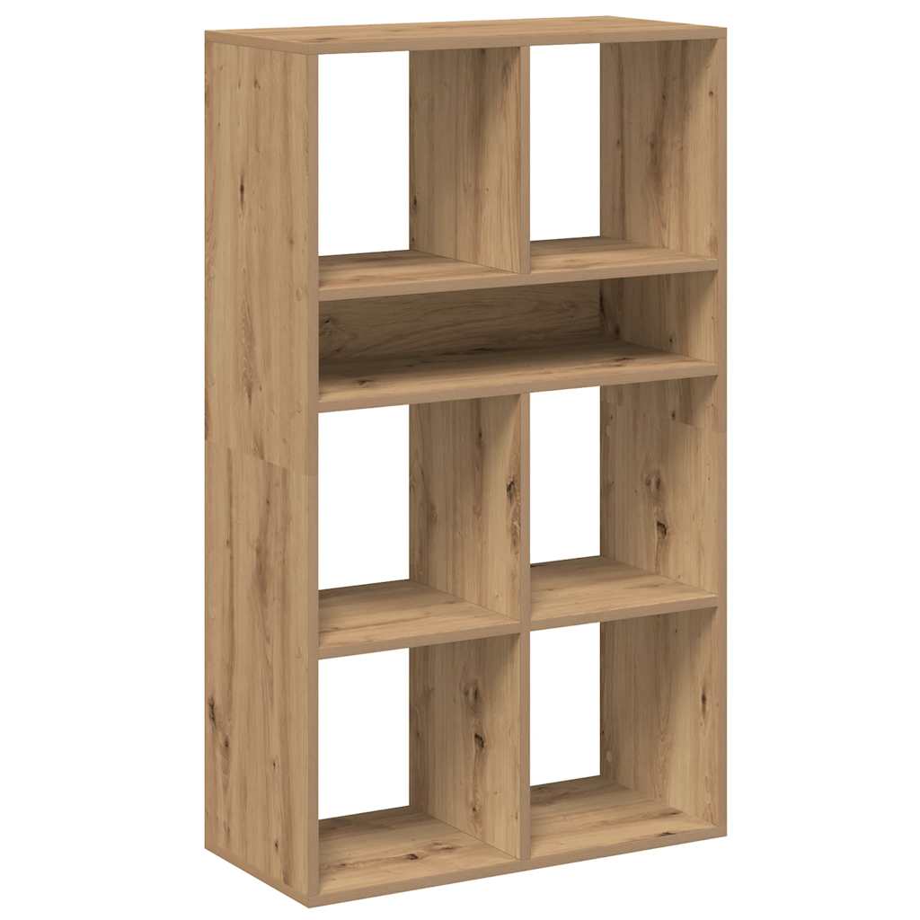 könyvszekrény kézműves tölgy 66x31x112 cm szerelt fa