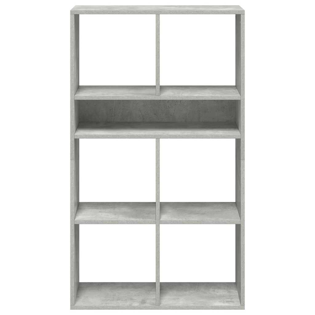 könyvszekrény betonszürke 66x31x112 cm szerelt fa
