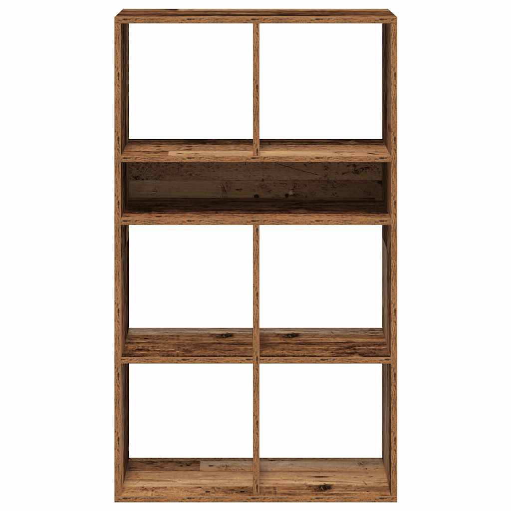 könyvszekrény antik fa 66x31x112 cm szerelt fa