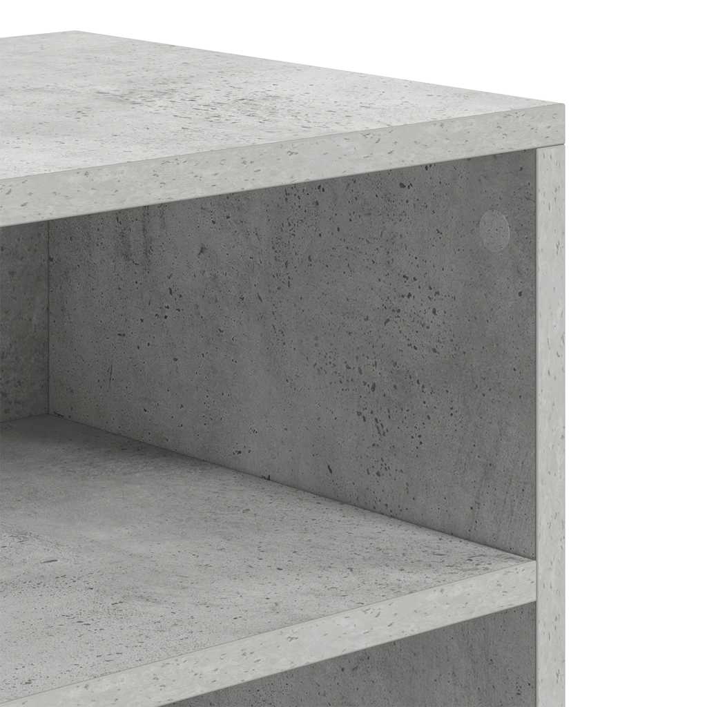 könyvszekrény betonszürke 60x30x71,5 cm szerelt fa