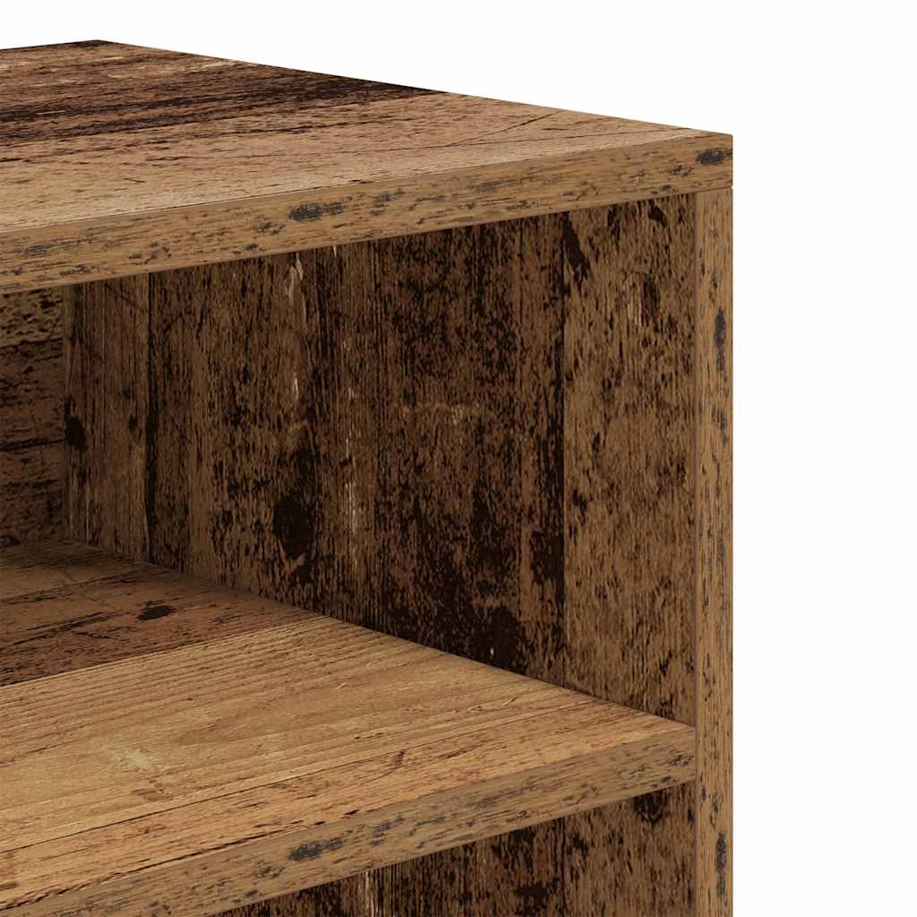 könyvszekrény antik fa 60x30x71,5 cm szerelt fa