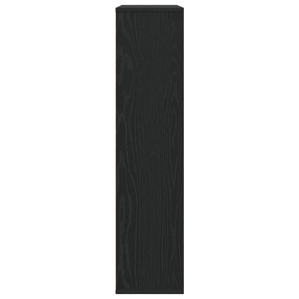 Könyvespolc fekete tölgy 89x24x101,5 cm Gépesített fa