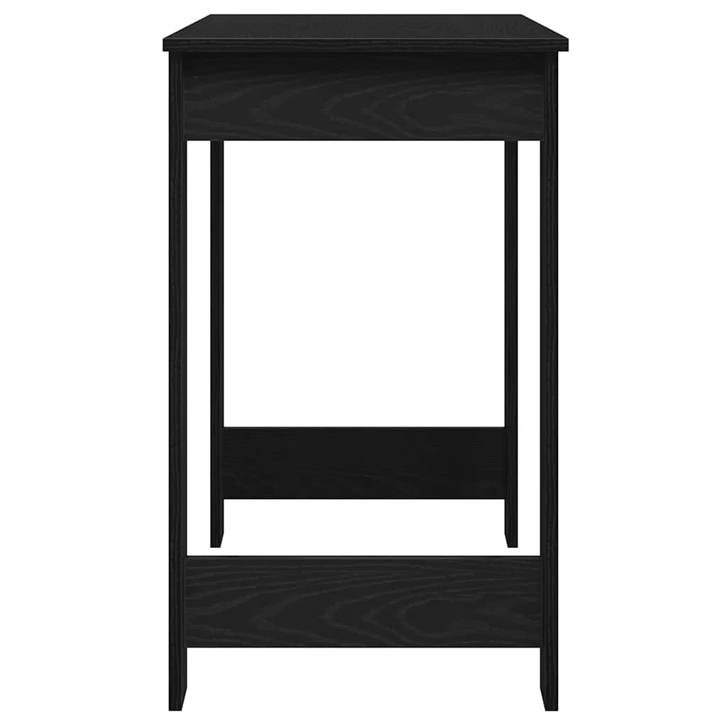 fekete szerelt fa íróasztal 100x45x75 cm