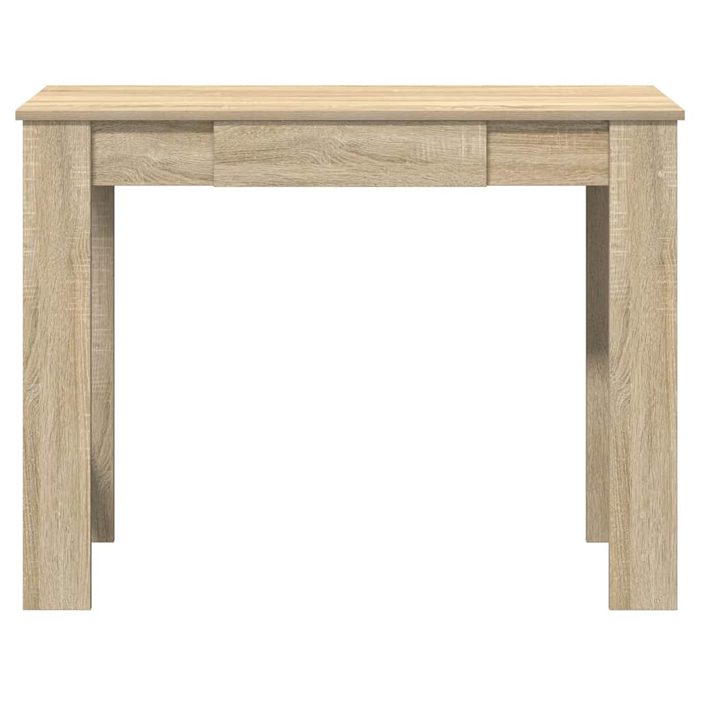 sonoma tölgy színű szerelt fa íróasztal 100x45x75 cm