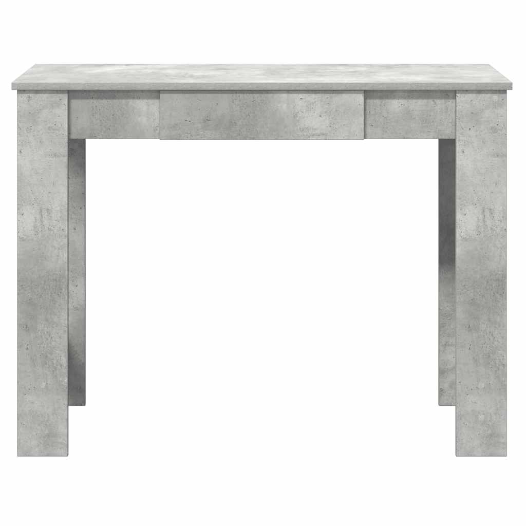 betonszürke forgácslap íróasztal 100x45x75 cm