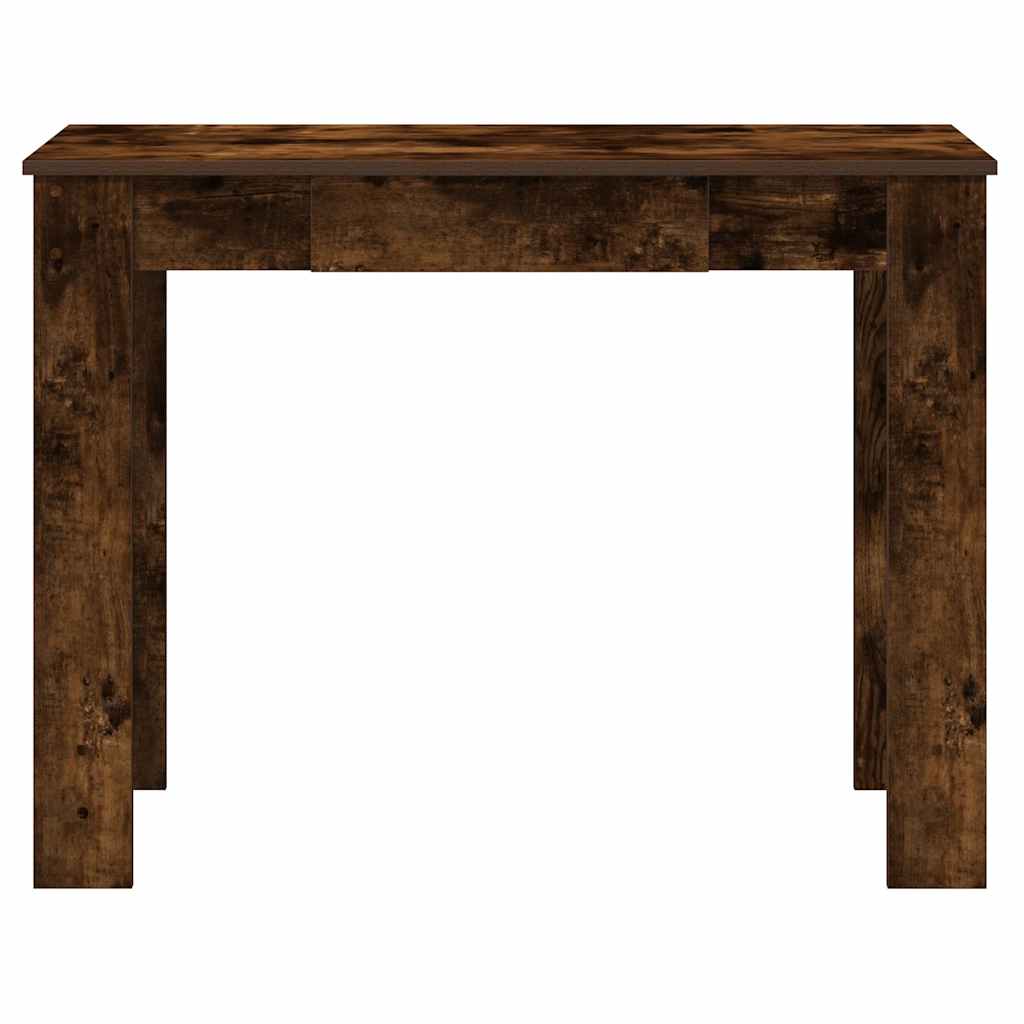 füstös tölgy színű szerelt fa íróasztal 100x45x75 cm