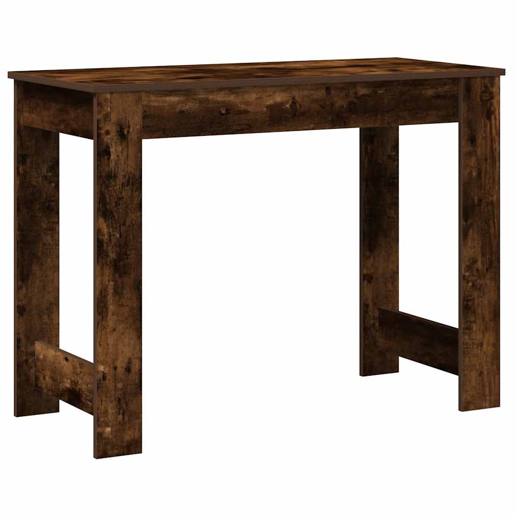 füstös tölgy színű szerelt fa íróasztal 100x45x75 cm