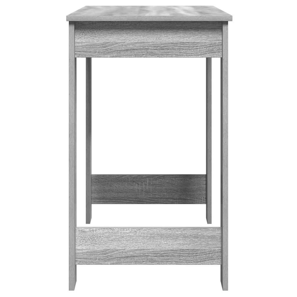 szürke sonoma színű szerelt fa íróasztal 100x45x75 cm