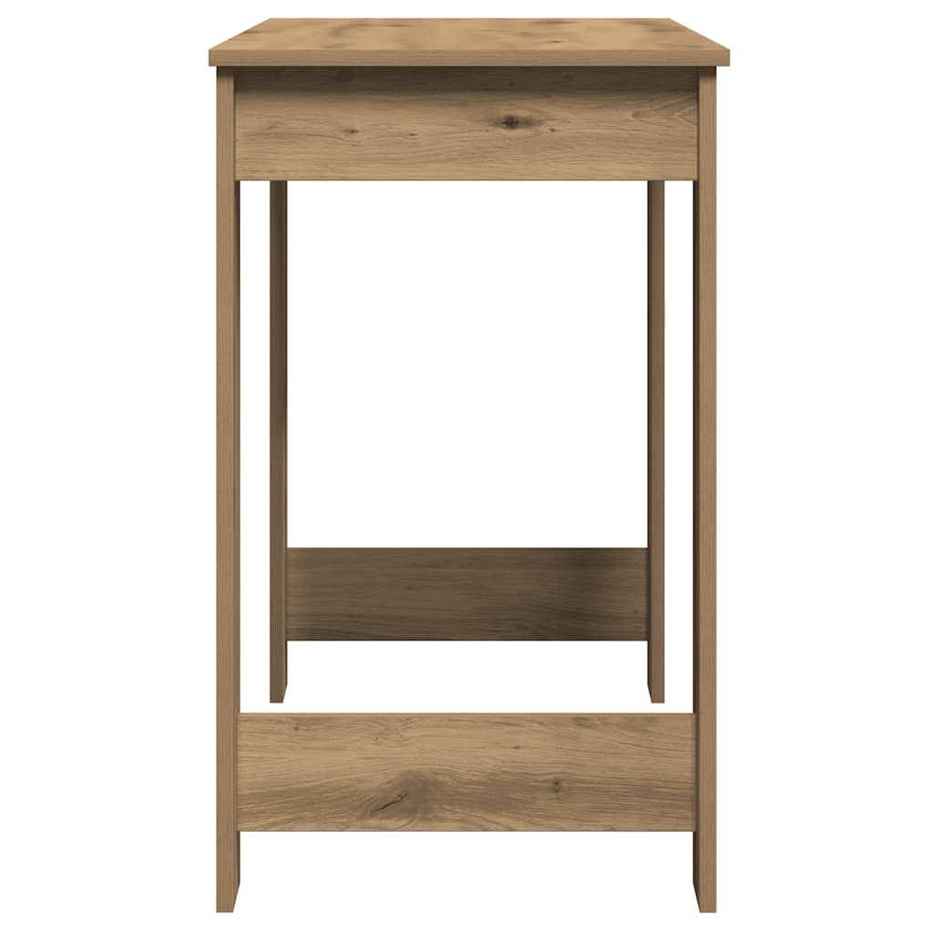 kézműves tölgy színű szerelt fa íróasztal 100x45x75 cm