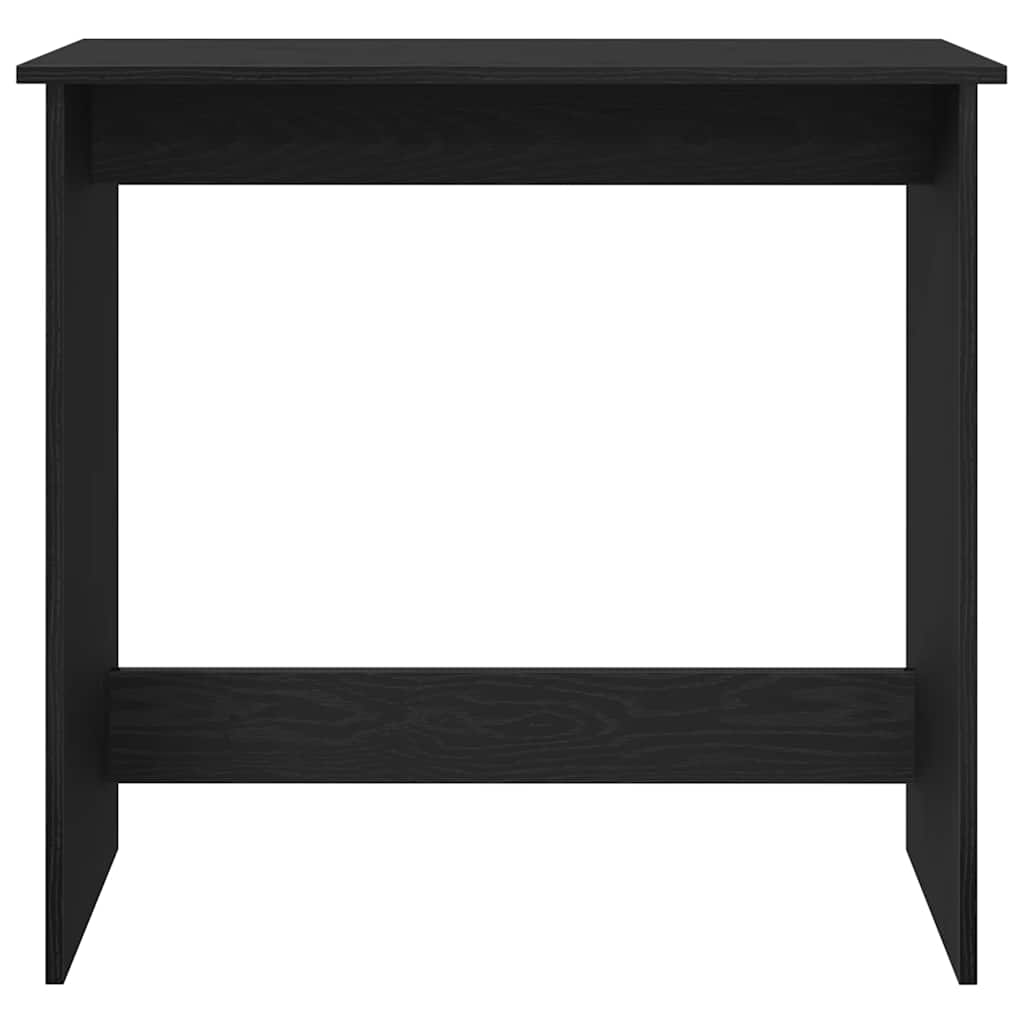 fekete forgácslap íróasztal 80 x 40 x 75 cm