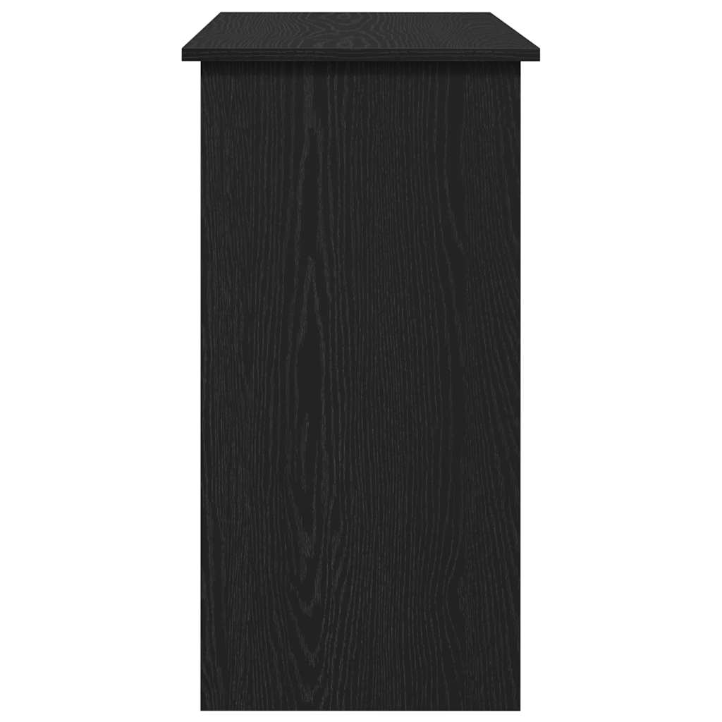 fekete forgácslap íróasztal 80 x 40 x 75 cm