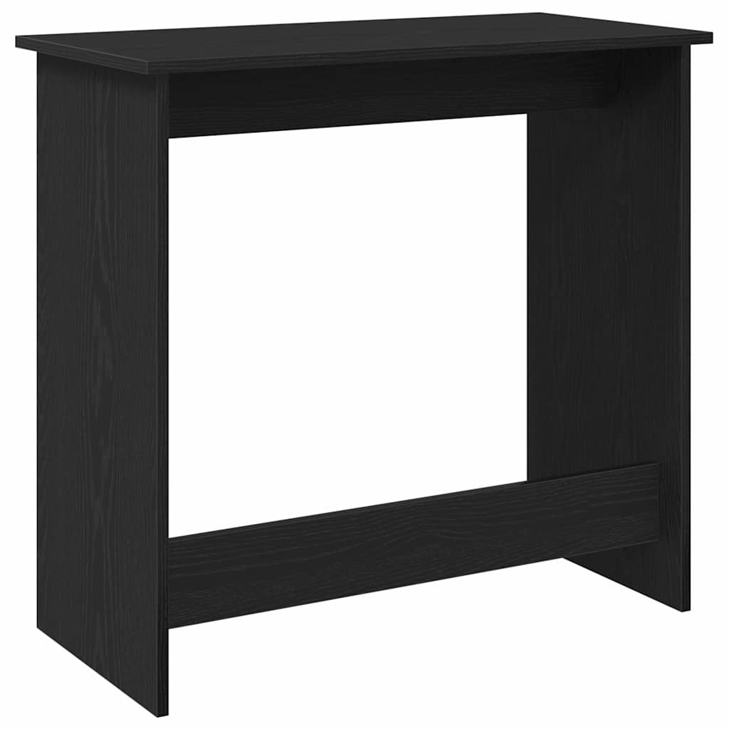 fekete forgácslap íróasztal 80 x 40 x 75 cm