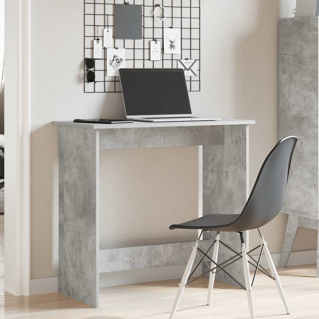 betonszürke forgácslap íróasztal 80 x 40 x 75 cm