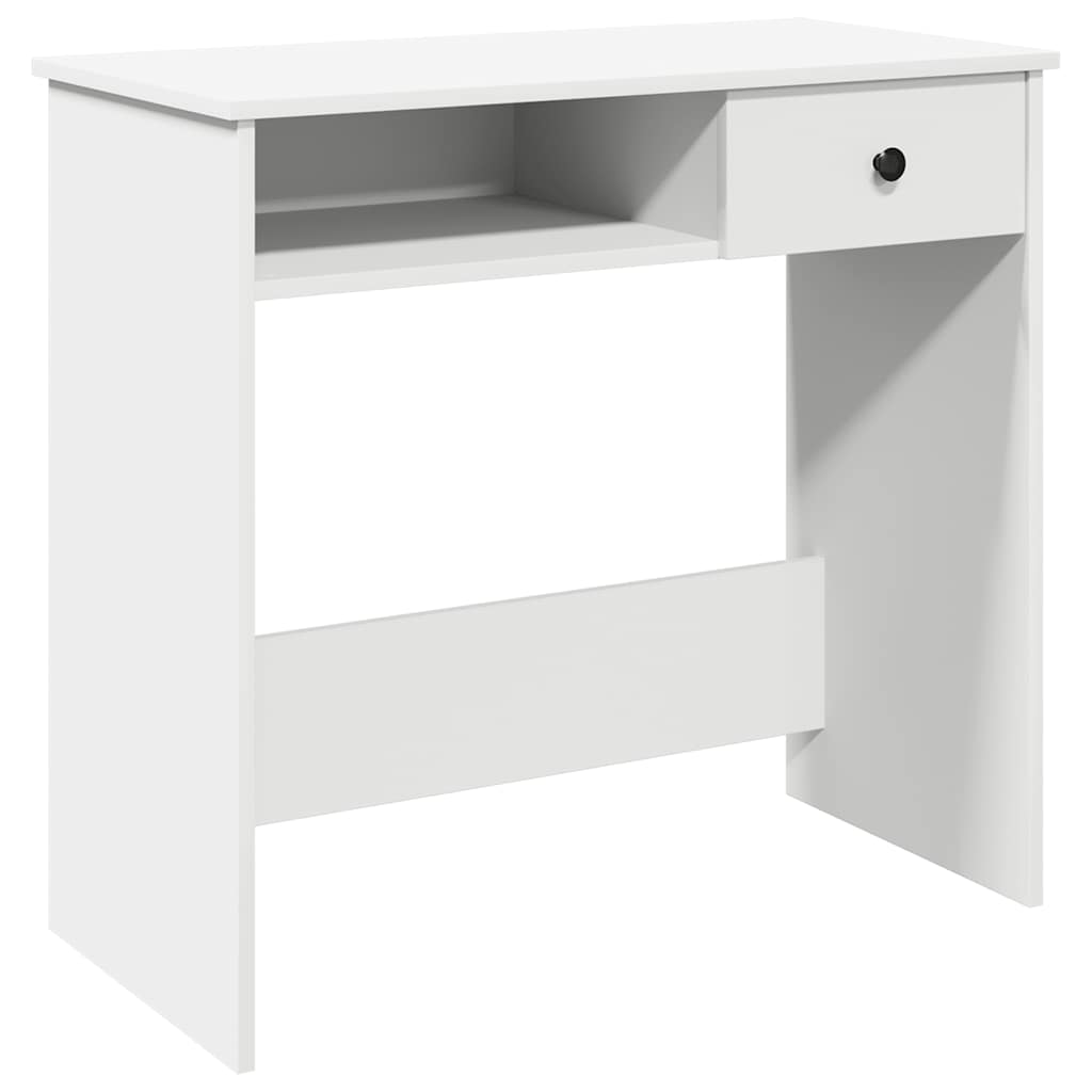 fehér forgácslap íróasztal 80 x 40 x 75 cm