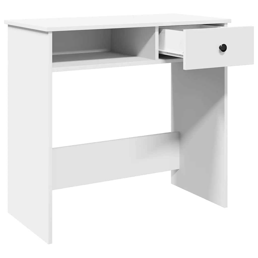 fehér forgácslap íróasztal 80 x 40 x 75 cm