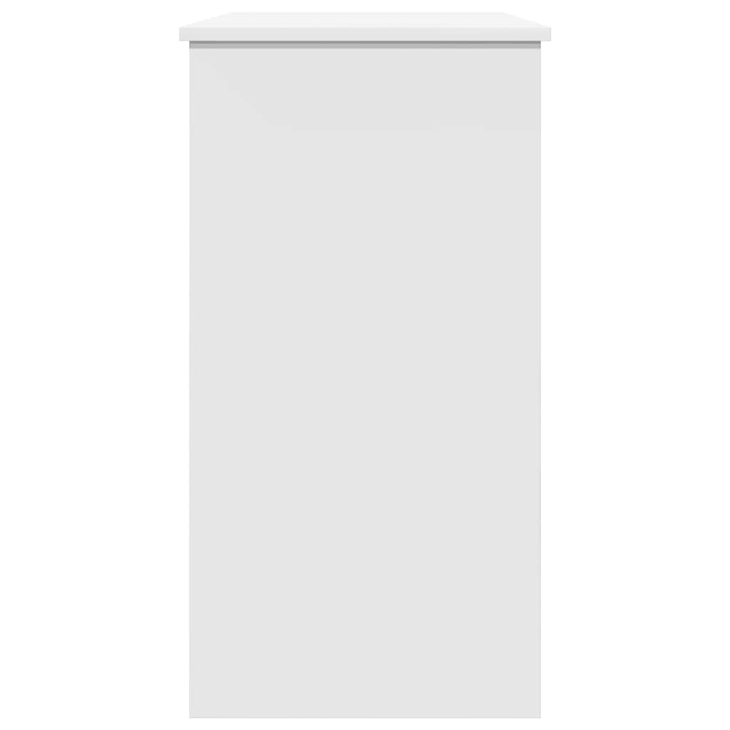 fehér forgácslap íróasztal 80 x 40 x 75 cm