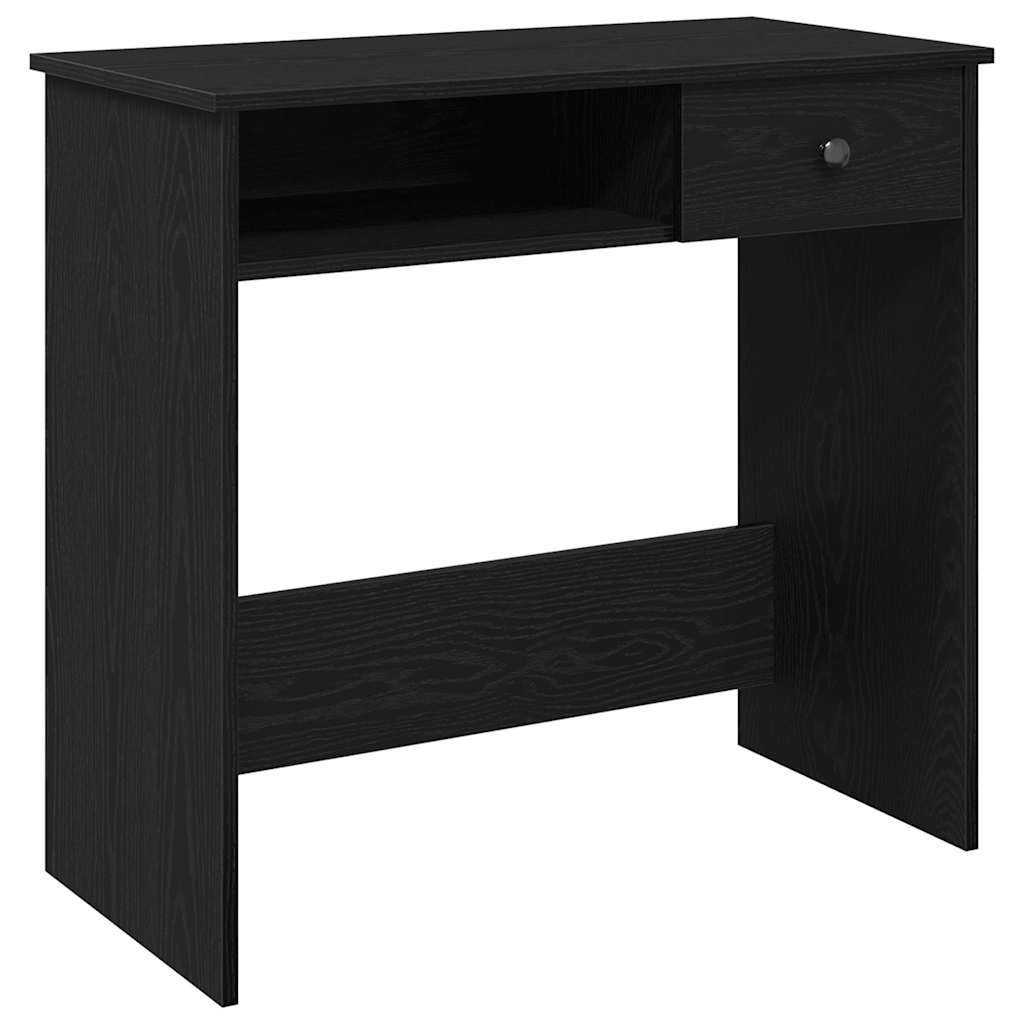fekete forgácslap íróasztal 80 x 40 x 75 cm