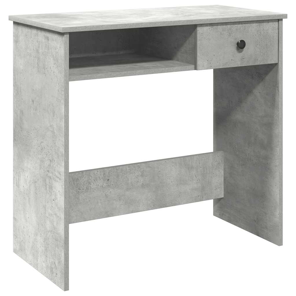 betonszürke forgácslap íróasztal 80 x 40 x 75 cm