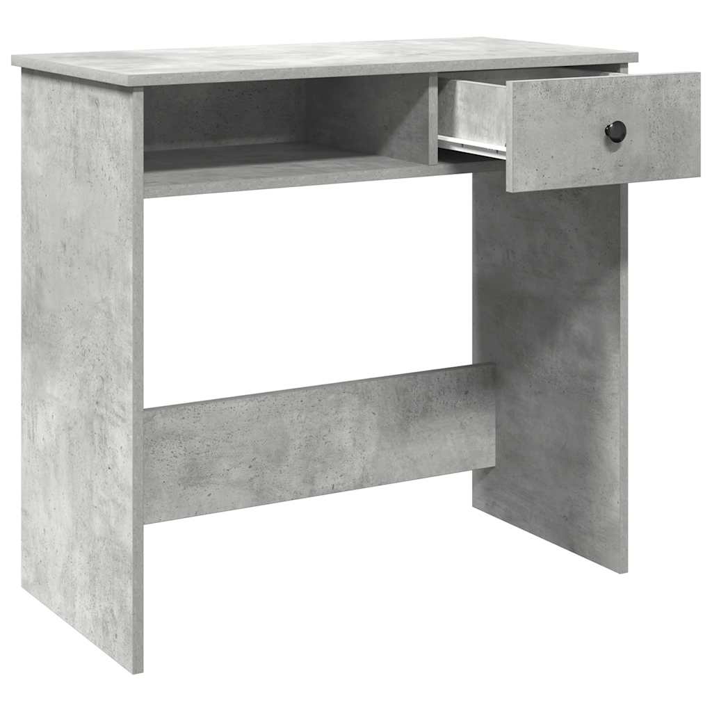 betonszürke forgácslap íróasztal 80 x 40 x 75 cm