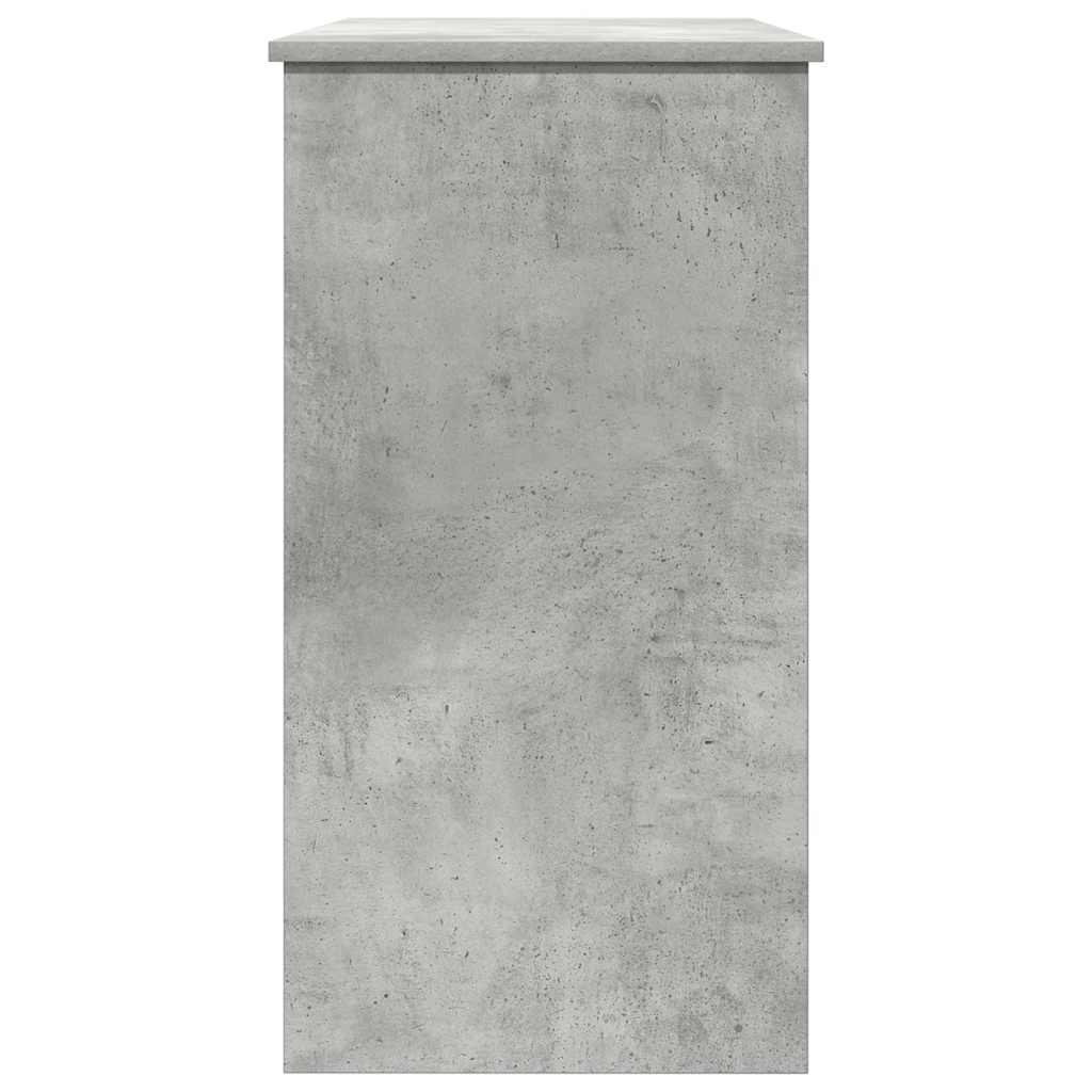 betonszürke forgácslap íróasztal 80 x 40 x 75 cm