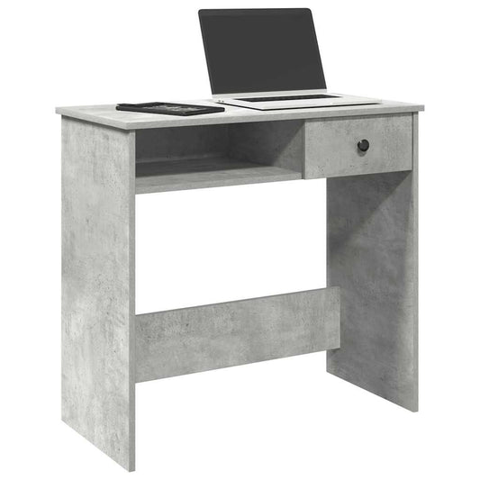 betonszürke forgácslap íróasztal 80 x 40 x 75 cm