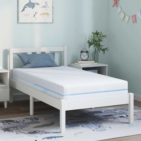 Matrac Fehér 80 x 160 cm Jacquard szövet