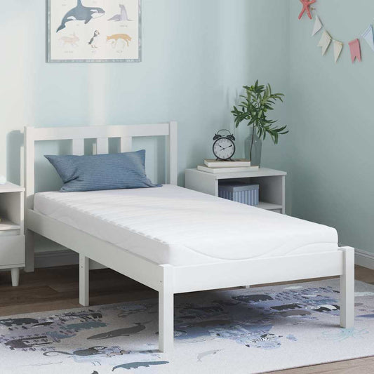 Matrac Fehér 80 x 160 cm Jacquard szövet