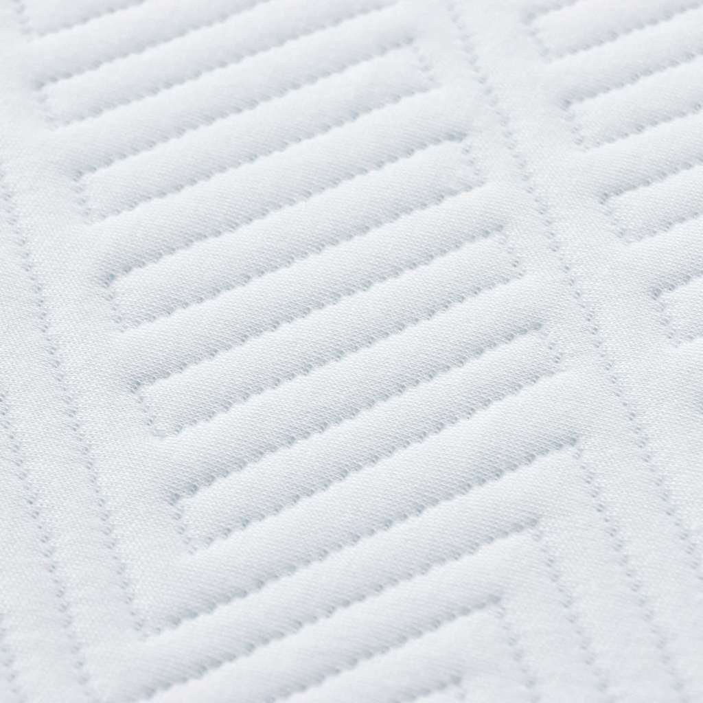 Matrac Fehér és kék 70 x 200 cm Jacquard szövet