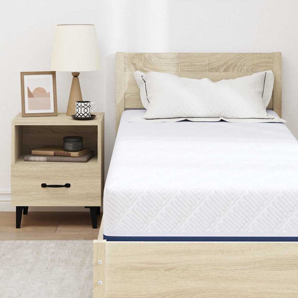 Matrac Fehér és kék 70 x 200 cm Jacquard szövet