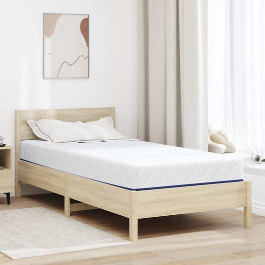 Matrac Fehér és kék 100 x 200 cm Jacquard szövet