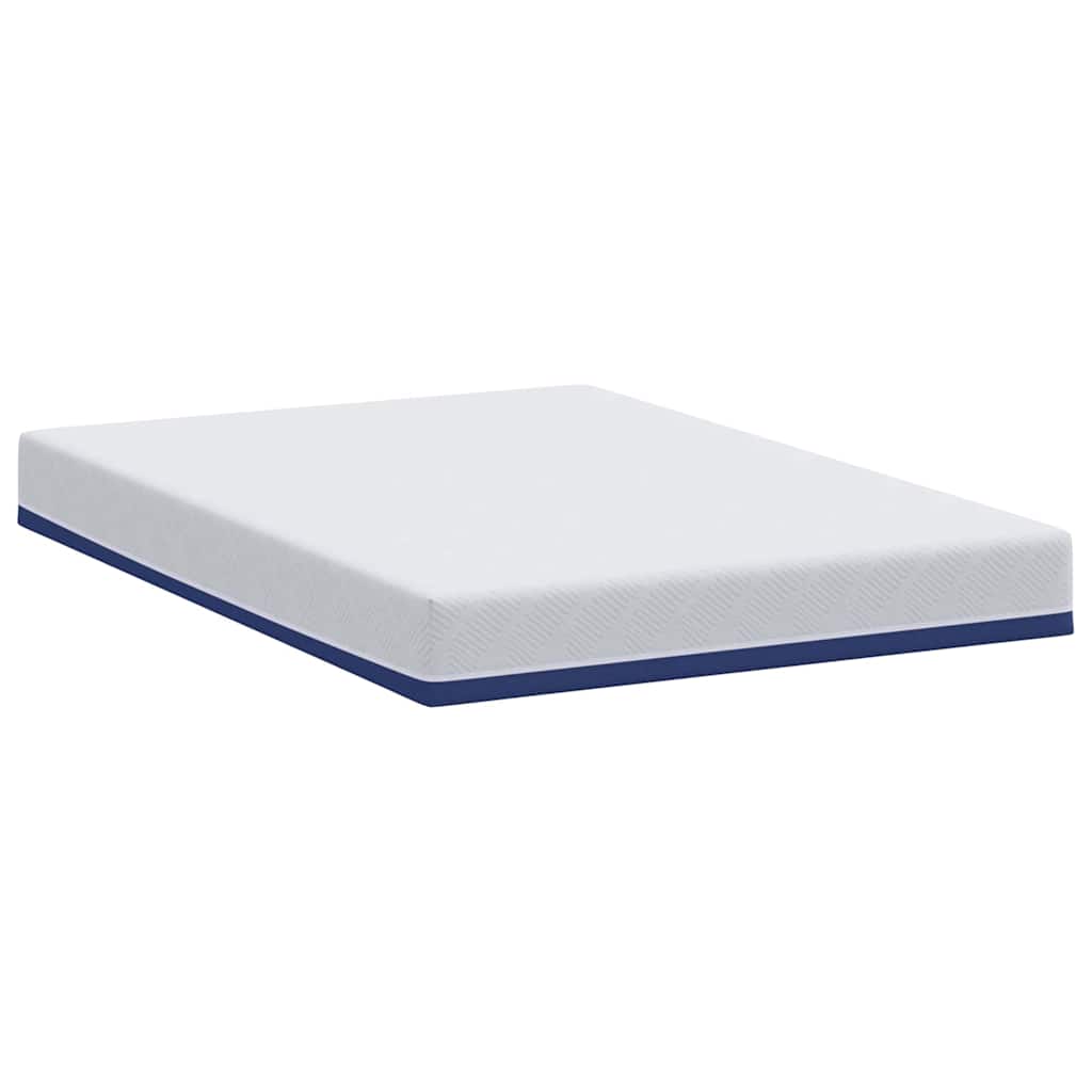 Matrac Fehér és kék 140 x 200 cm Jacquard szövet