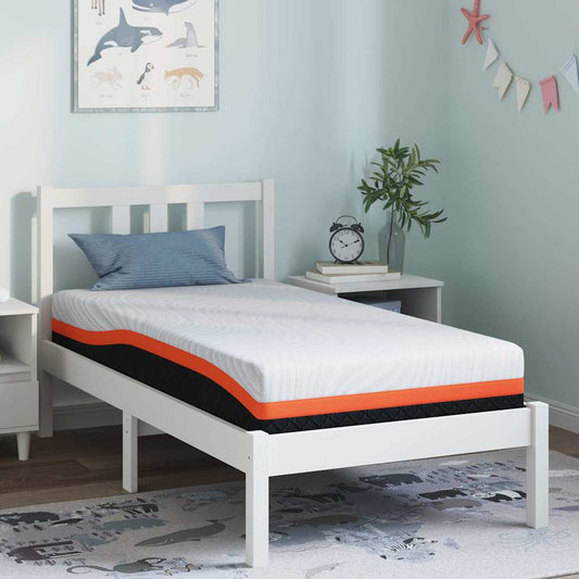 Matrac Fehér és fekete 80 x 160 cm Jacquard szövet