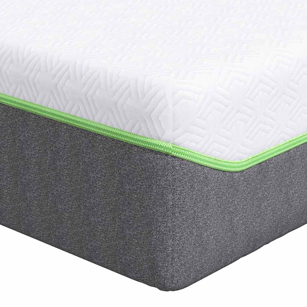 Matrac Fehér és Szürke 90 x 190 cm Jacquard szövet