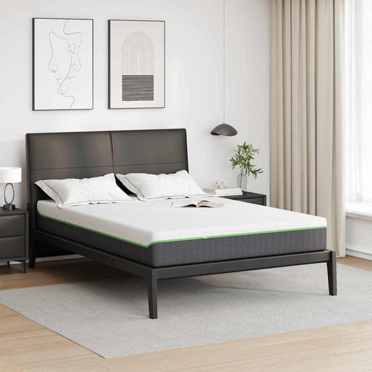 Matrac Fehér és Szürke 140 x 200 cm Jacquard szövet