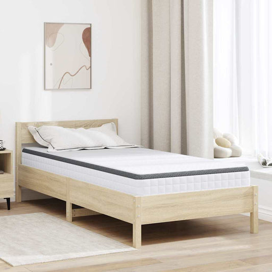Matrac Fehér és Szürke 100 x 200 cm Bonell Rugó