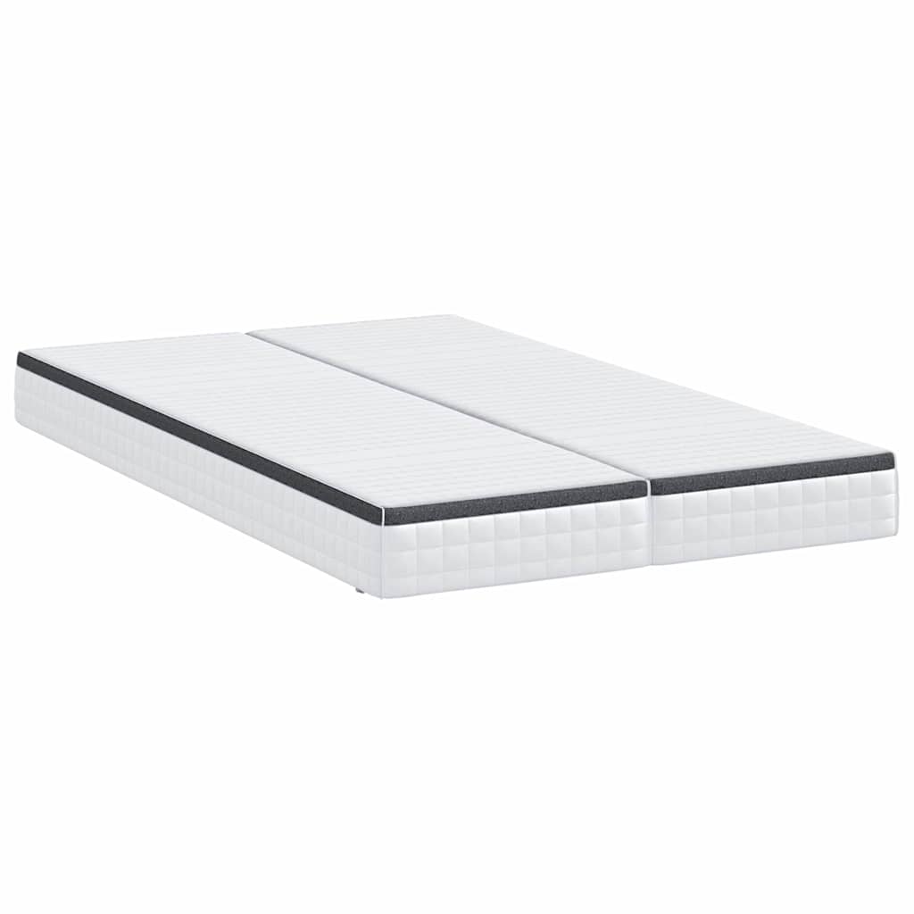 Matrac 2 pcs Fehér és Szürke 60 x 200 cm Bonell Rugó