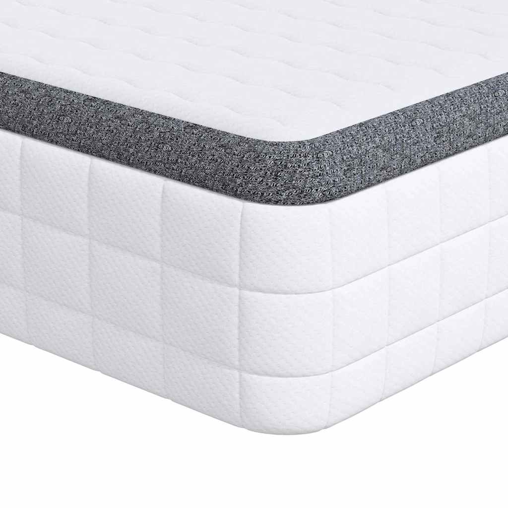 Matrac 2 db Közepesen puha 70 x 190 cm Fehér és Szürke