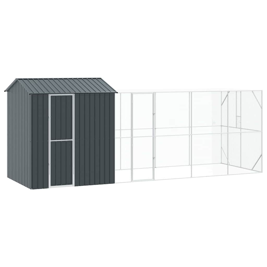 Madár kalitka Antracit 621 x 208 x 247 cm Horganyzott acél