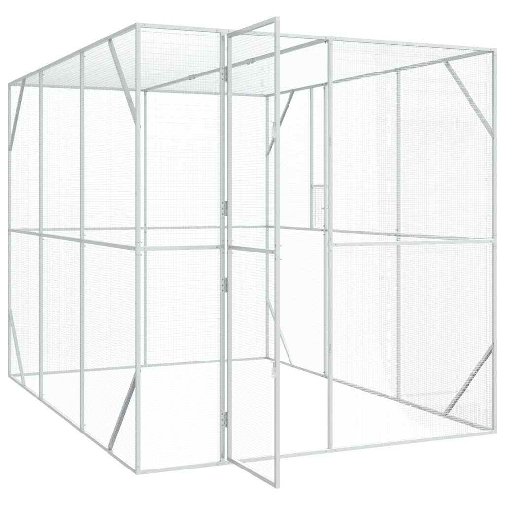 Madár kalitka Antracit 210 x 304 x 213 cm Horganyzott acél